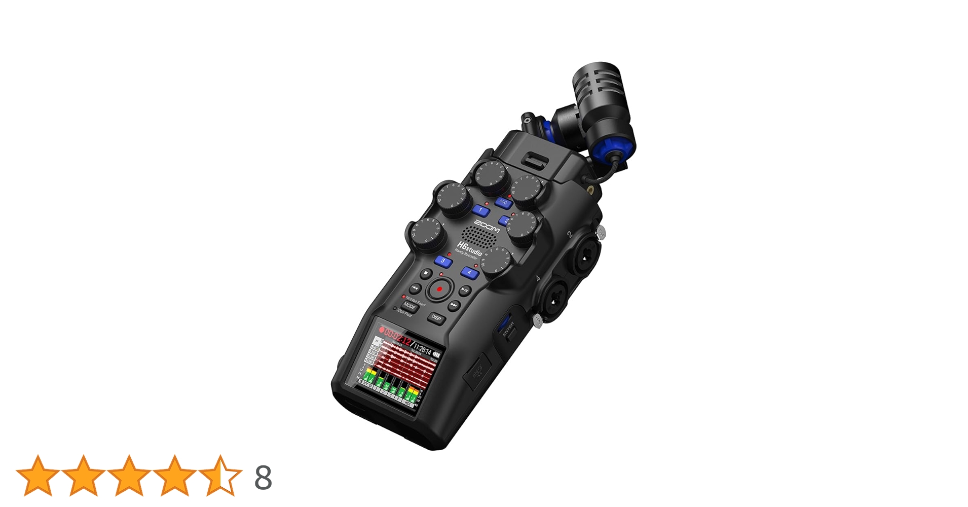 希少未使用　Zoom H6 Handy Recoder ハンディレコーダー ZOOM H6 Black Edition ハンディレコーダー Handy Recorder 展示特価