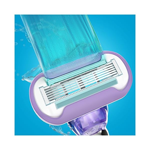 Gillette Venus Extra Smooth Swirl Rasierklingen Damen mit Feuchtigkeitsstreifen für Hautschutz, 3 Ersatzklingen – Bild 7