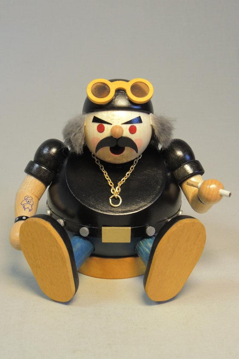Räuchermann Rocker Rudolphs Schatzkiste fan de moto encens 11cm