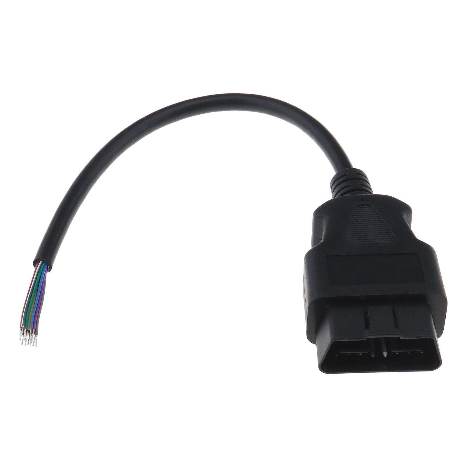 OTOTECOBD2 Male 16 Pin to End Open Plug Wire 16 Pin Connector Round Extension Diagnostic Cable Accessories for Connection Data Transmission 30cm