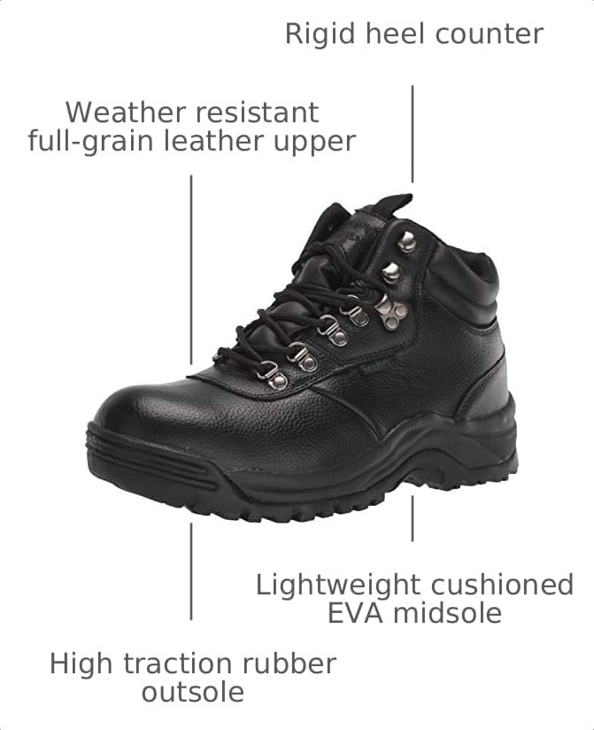 Image of Propet Mens Cliff Walker Round Toe Hiking Casual Boots Ankle - Brown