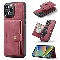 TORRO Custodia in Pelle Compatibile con iPhone 17 Pro - Custodia a Portafoglio in Pelle con Supporto e Scomparti per Carte (Compatibile con i Caricabatterie MagSafe Ufficiali) - Nero