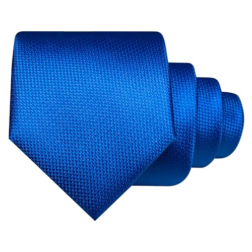 Image of JEMYGINS Mens Tie and Lapel Pin with Pocket Square Tie Clip Sets for Casual and Business 4PCS