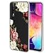 Galaxy A50 Case, Galaxy A50 Phone Case with Flowers, Ueokeird Slim Shockproof Clear Floral Pattern Soft Flexible TPU Back Phone Cover for Samsung Galaxy A50 (Blossom Flower)