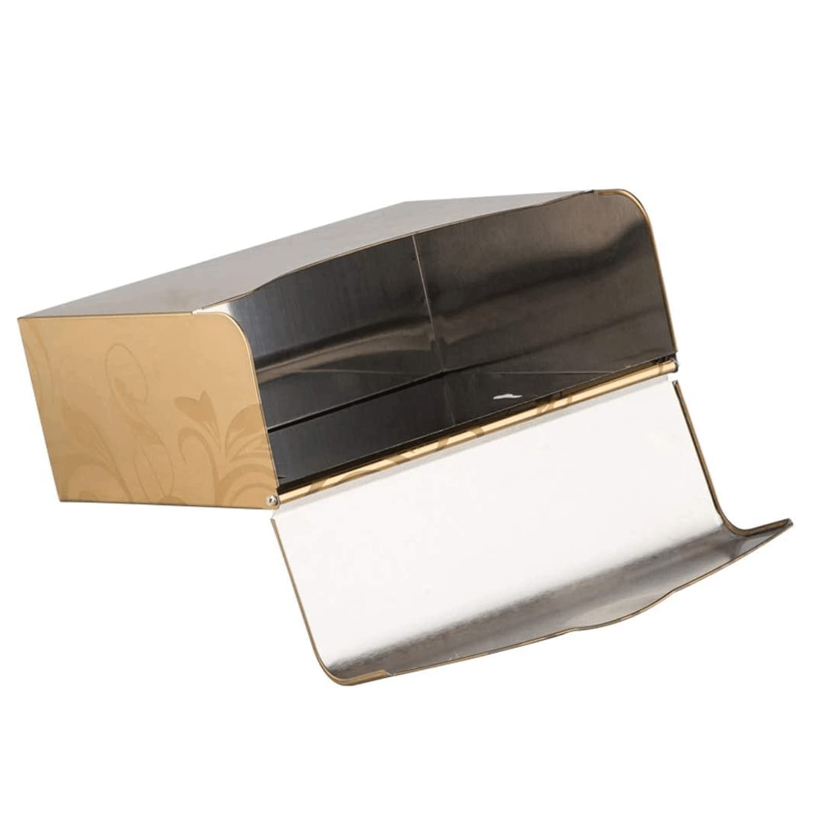 BKEKM Dispenser Salviette Dispenser di Asciugamani di Carta a Parete Dispenser di Asciugamani in Acciaio Inossidabile Porta Asciugamani di Carta Flip Cover Dispenser di Asciugamani Pieghevoli Moda