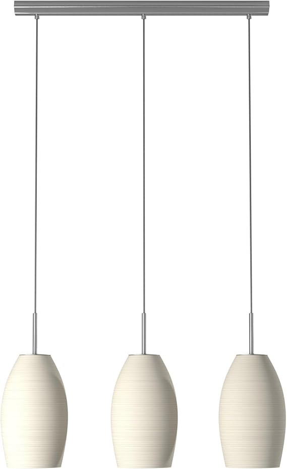 EGLO 88954A Batista 1 Trestly Hanging Light, Matte Nickel, 59.00x28.00x4.75