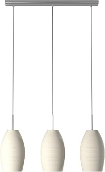 EGLO 88954A Batista 1 Trestly Hanging Light, Matte Nickel, 59.00x28.00x4.75