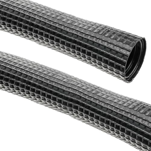 BeMatik - Tubo Corrugado Exterior M-32 10 m Negro