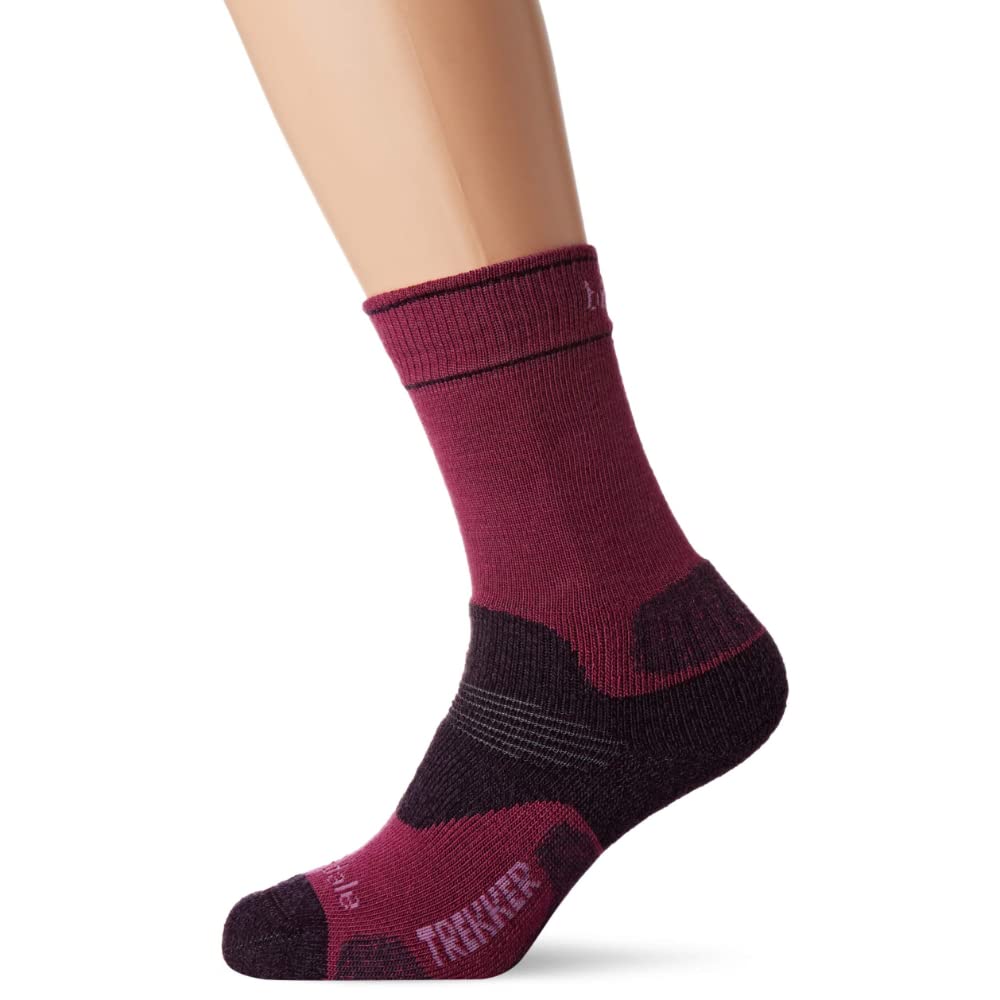 Bridgedale Women's Purple Hike Endurance Midweight Boot Sock Medium