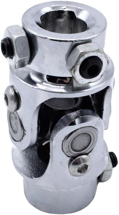 3/4 Inch DD X 3/4 Inch DD Double D Stainless Steel Needle Bearing Steering U Joint Compatible with Universal