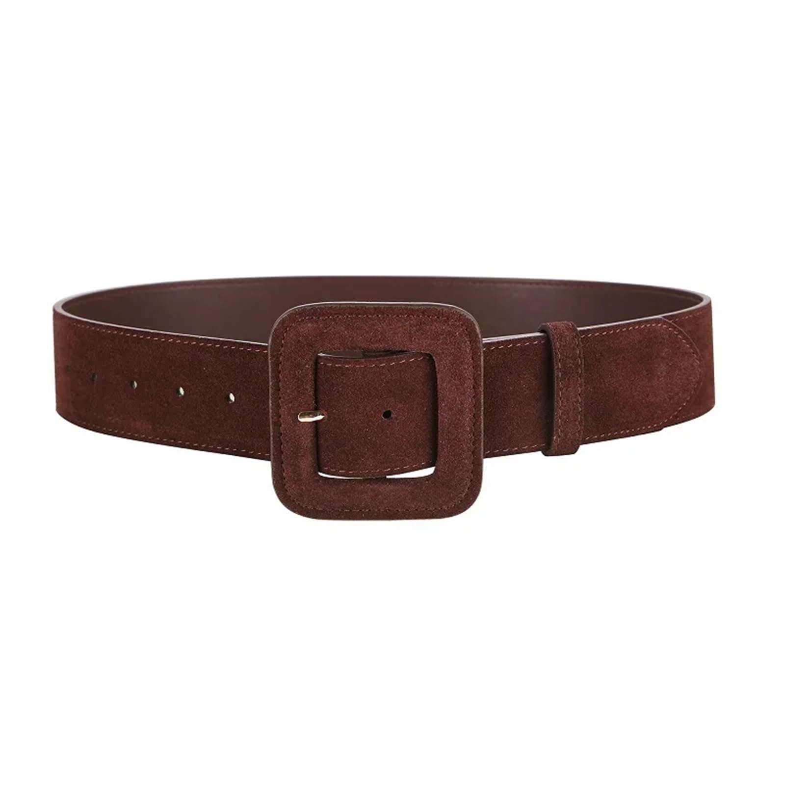 Ceinture large en cuir for femmes, 2 pièces, modèles féminins, décoration polyvalente avec jupe et manteau Pour Femme