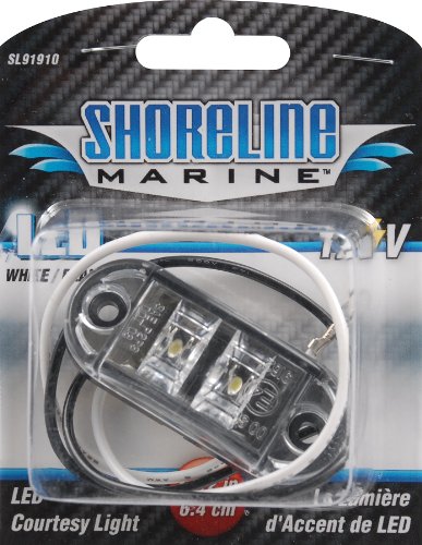 Shoreline Marine LED Accent Light | Boats, Decks, Cabins, Steps| Economical Heavy-Duty Light | Easy to Install