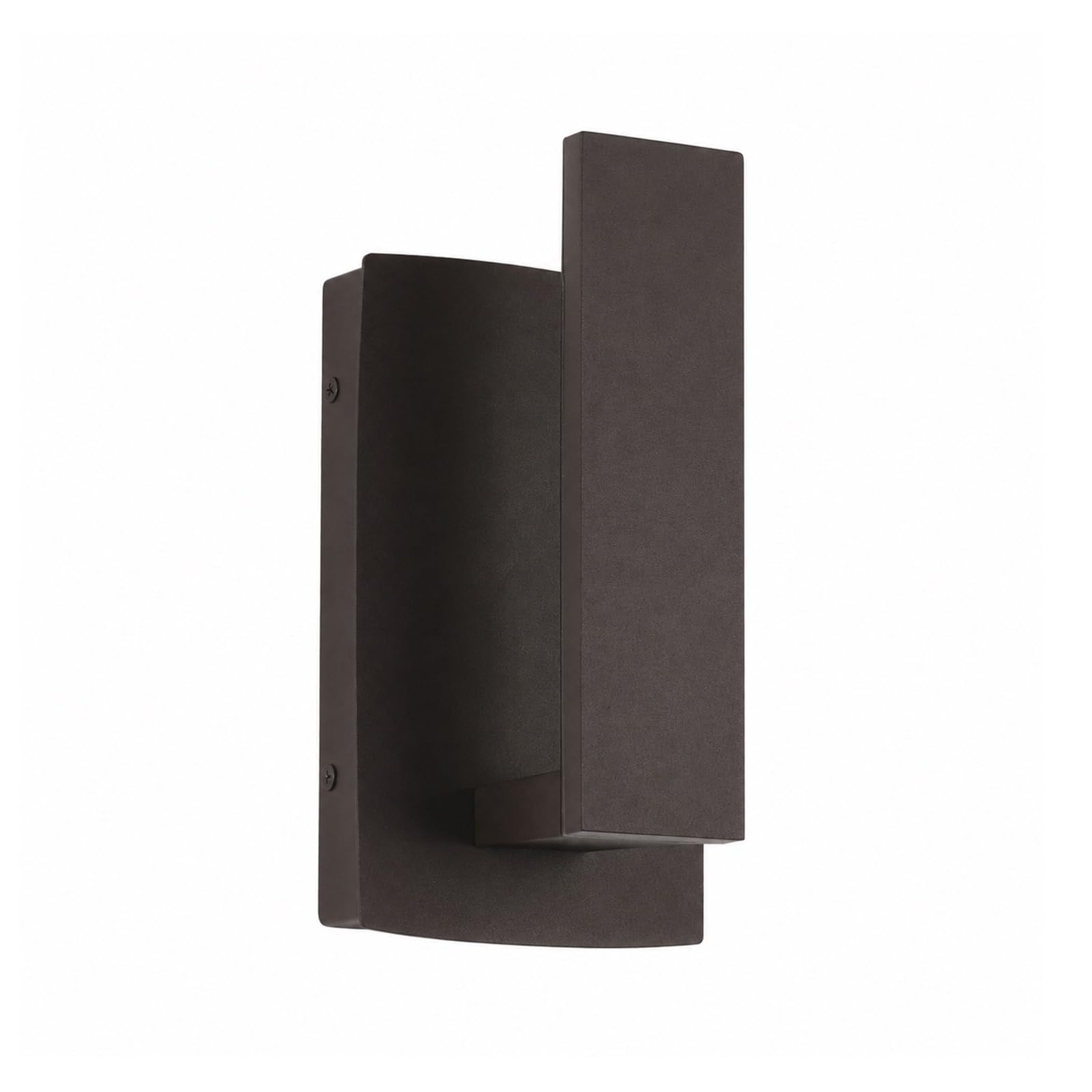 OZBMA Modern LED Exterior Wall Sconce, 8.9" Waterproof Sand Black Die-Cast Aluminum Outdoor Light, Rustproof Mounted Lamp for Entryway, Staircase, Foyer, Apartment, Corridor Threshold