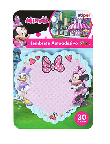 Notas Adesiva 30 Folhas Minnie, etipel, Notas Adesiva 30 Folhas Minnie DYP-338, Estampa Minnie, DYP-