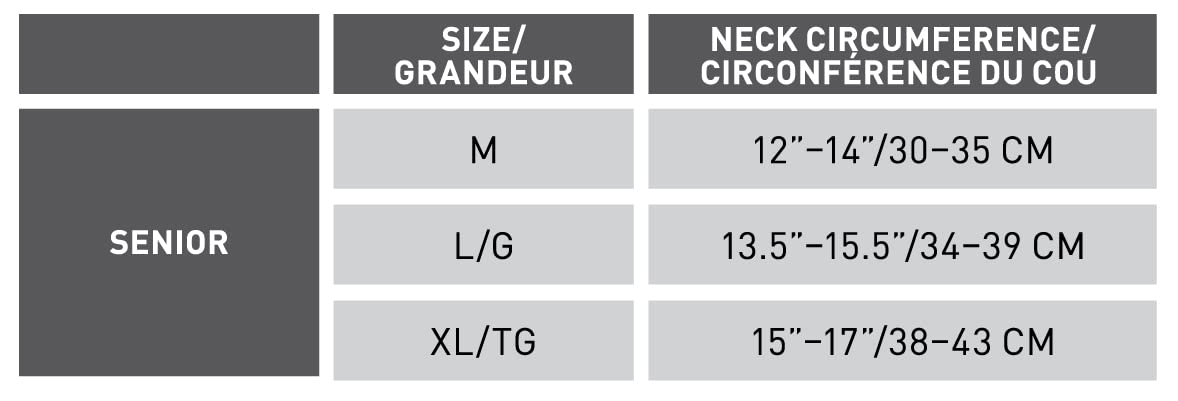 Winnwell Halsschutz Neck Guard Premium Collar SR, M