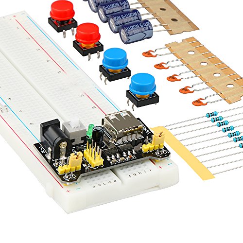image for Emakefun Electronics Component Fun Kit with Power Supply Module,Jumper