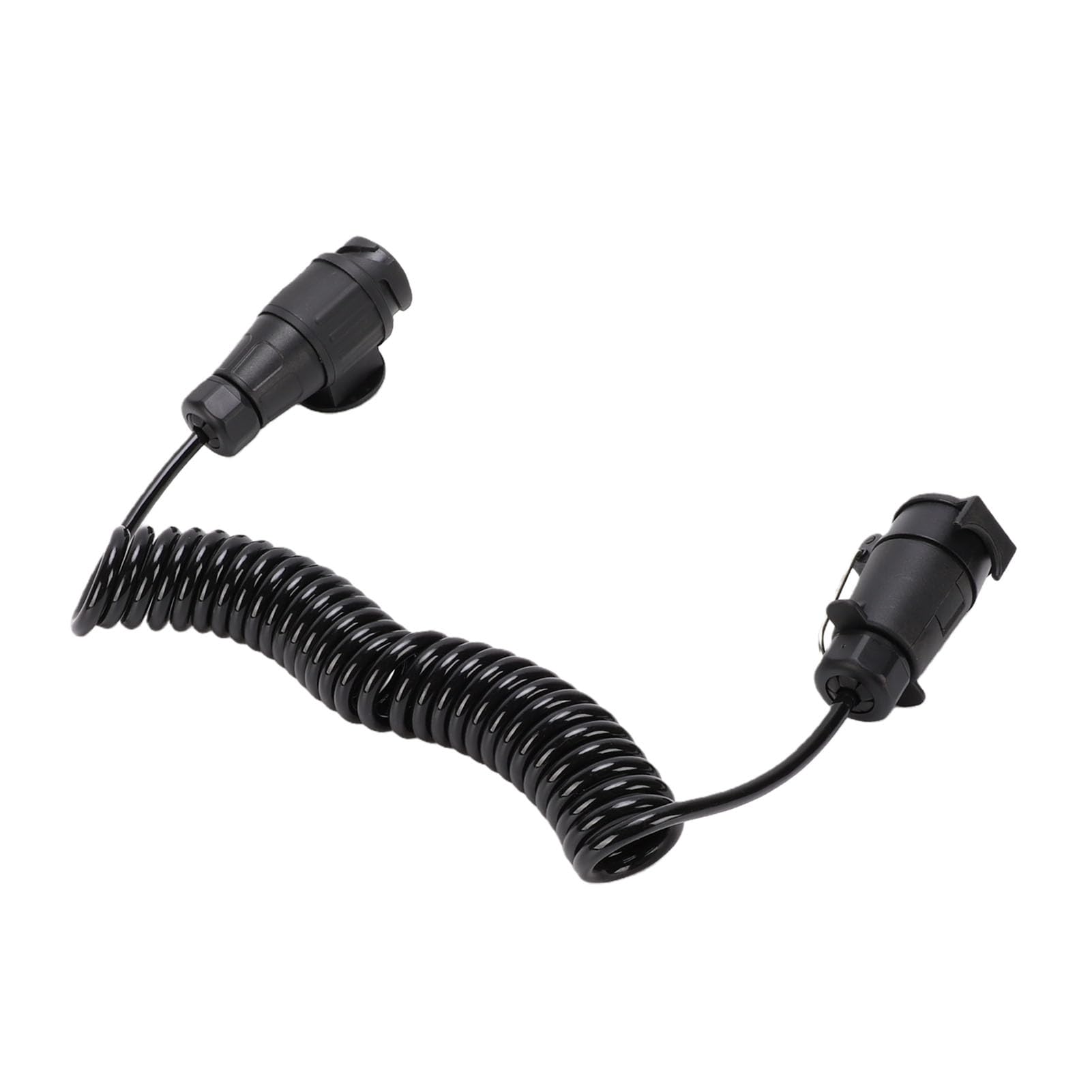 Fabater 7-Wege-Anhängerstecker-Kabelbaum, 9,84 Fuß 13-poliges auf 7-poliges Anhänger-Verlängerungskabel, Universeller Kabeladapter mit Plug-and-Play-Installation für Anhänger, Wohnmobile, LKWs,