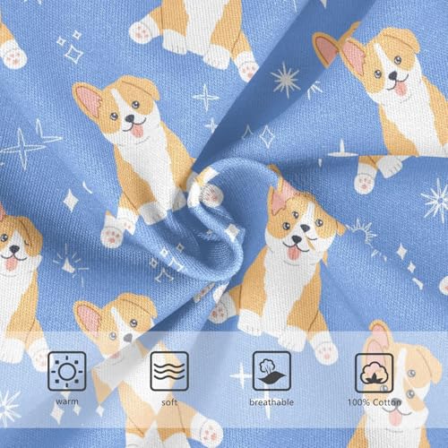 Cotton Little Boys Briefs Soft Corgi Dog Toddler Underwear3