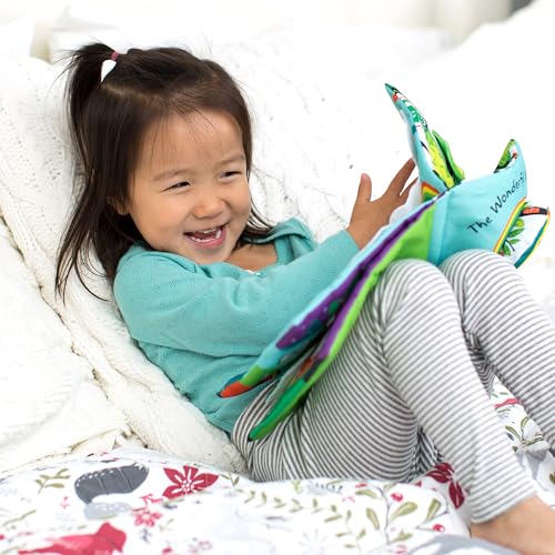 Melissa & Doug Soft Activity Baby Book - The Wonderful World of Peekaboo! Lift The Flap Busy Book for Toddlers, Sensory Toys for Babies and Toddlers - image 5