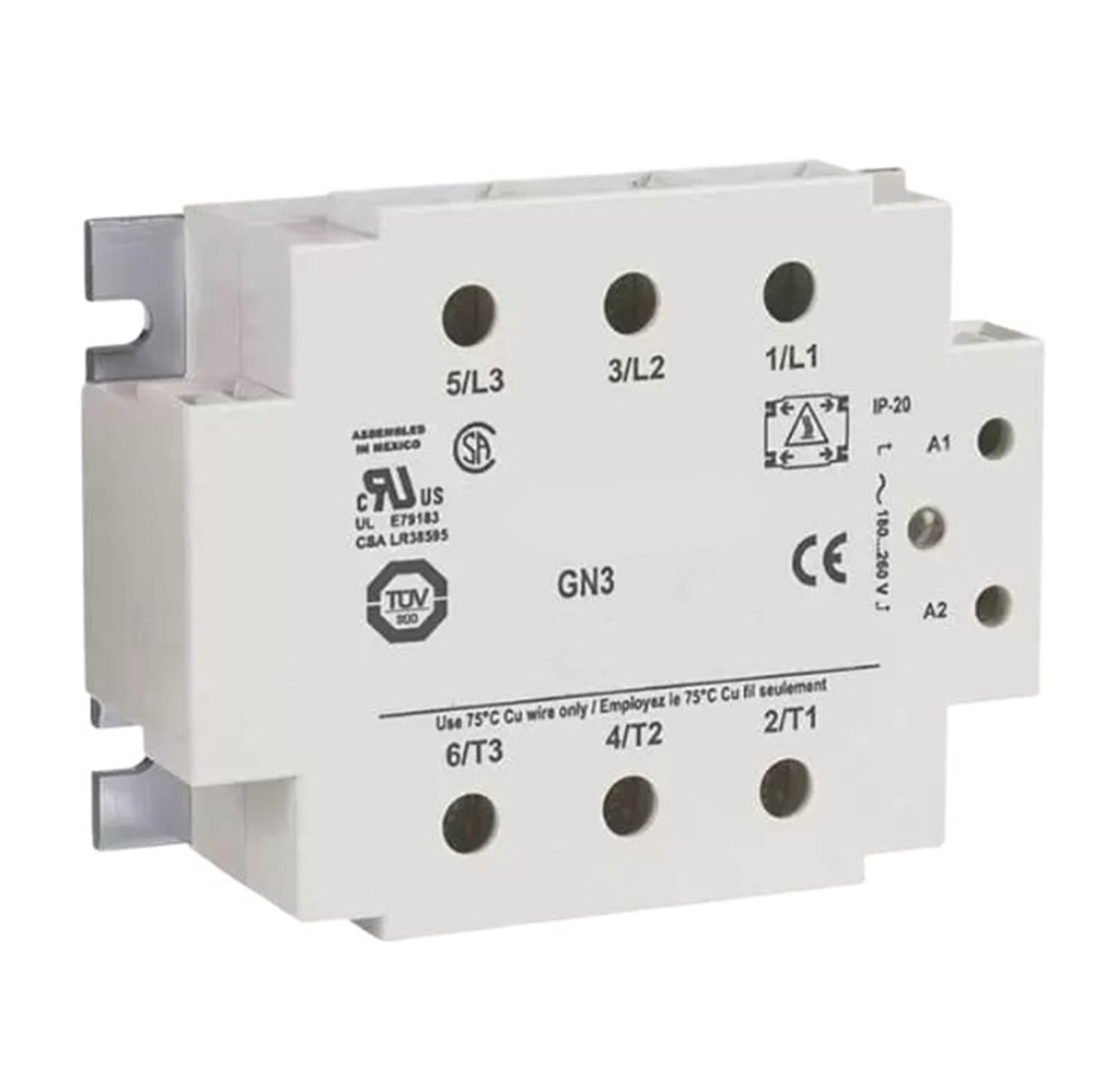Relais statique GN025DSR 25A commutateur monophasé de puissance