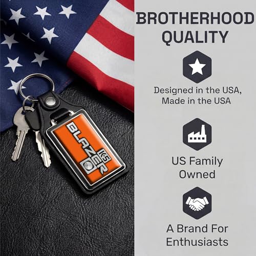 Image of Brotherhood Car Key Chain for K5 Blazer - Classic Models Keychain for Men and Women Gift Key Ring