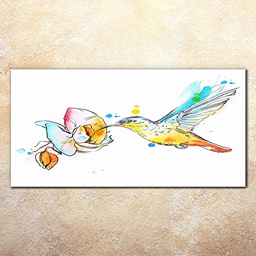 Décoration murale oiseau grand format pour chambre à coucher zen