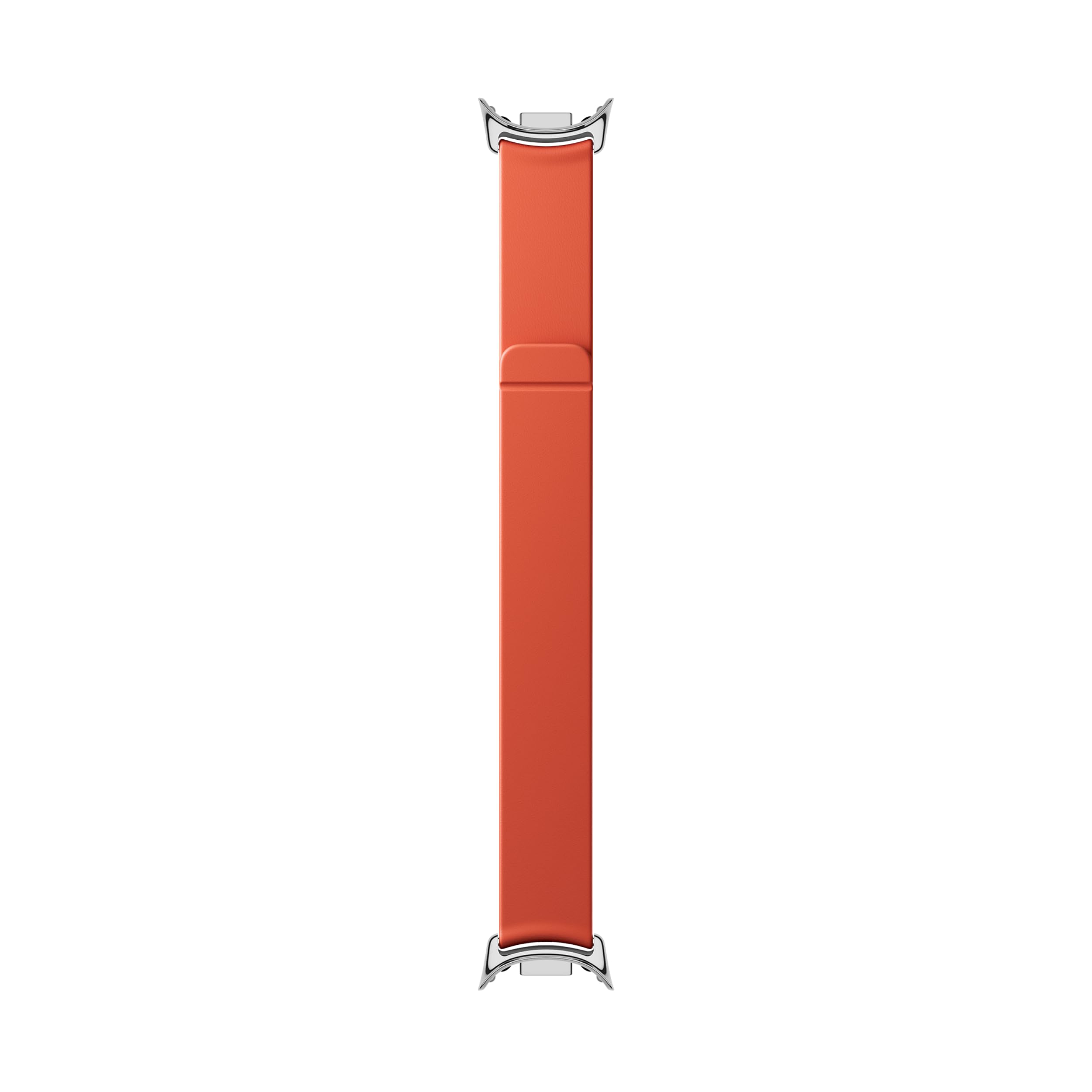Fitbit Edge Magnet Band - Mahogany, Satin Silver Lugs - Small | Only compatible with Goog…
