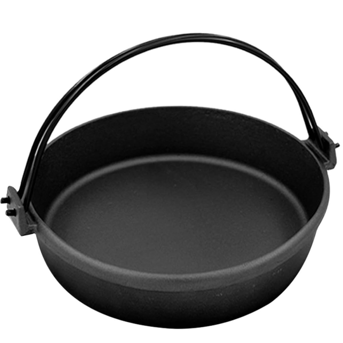 Negra Olla de Japonesa Caliente Hierro Fundido Antiadherente para Hogar