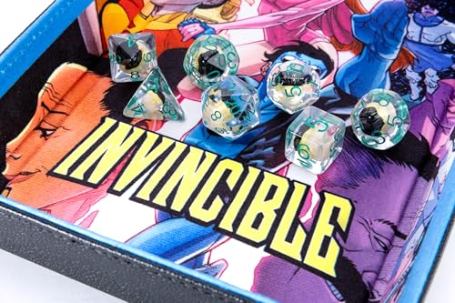 Fanroll Invincible Dice Tray de silicona plegable para juegos de rol 5