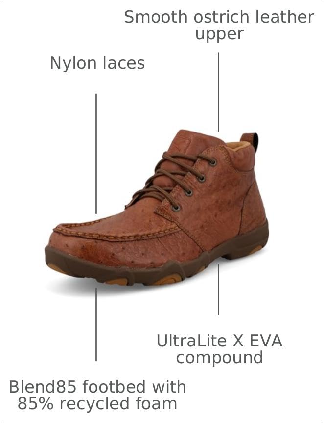 Image of Twisted X Men's Chukka Ultralite X Driving Moc