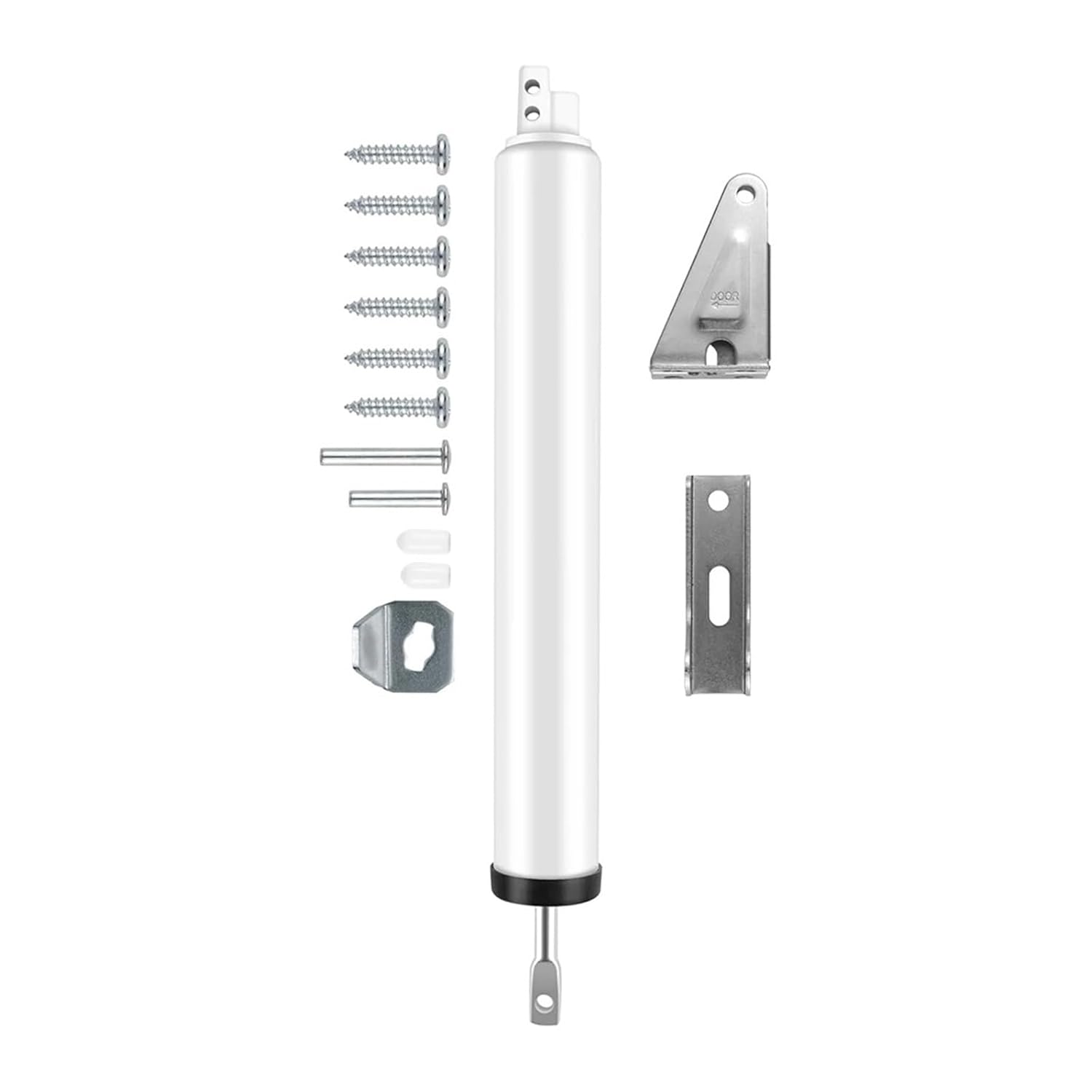 1 Set of Pneumatic Door Brackets and Door Closers with Adjustable Closing Speed