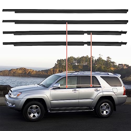 ACLONG Weatherstrip Car Window Moulding Trim Sweep Felt Seal Kit Window Seal Fit for Toyota 4Runner...