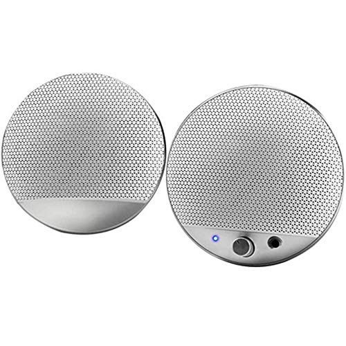 Computer-Lautsprecher, 3D-Surround-Computer-Lautsprecher-Knopf Einstellen der Lautstärke der USB 3.5mm Eingang für PC/Laptops/Desktops/Smart