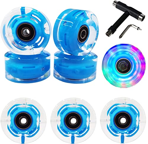 FREEDARE Roller Skate Wheels 58mm Skateboard Wheels and Bearings Indoor Outdoor...