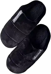 Pantufa Masculina Confortável Chinelo Inverno Forrado Mascolino Antiderrapante Super Quentinha Adulto Quarto Forrada Macia Peluciada Frio Tradicional Pelúcia