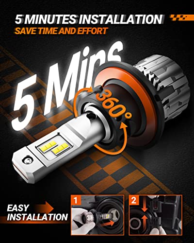 Sealight 6154LHB313UUS H13 9008 Fog Bulbs, 33000Lm Bright thumb #1