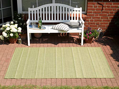 Hanse Home Sunshine Fürth dywan do wnętrz i na zewnątrz, 160 x 230 cm – płaski splot, odporny na warunki atmosferyczne, nowoczesny design, na balkon, taras, do ogrodu zimowego, kuchni, jadalni,