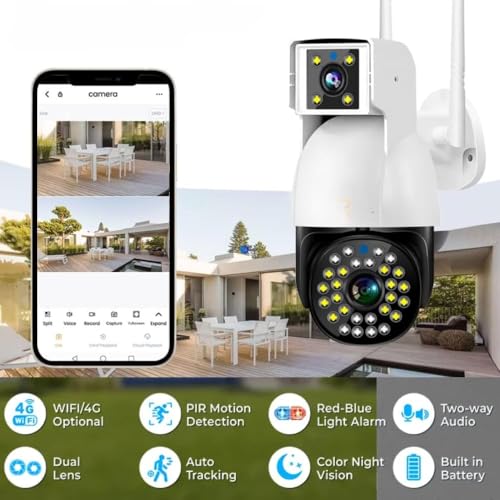 Image of securinnov Dome Camera (4G Dual Lens PTZ)