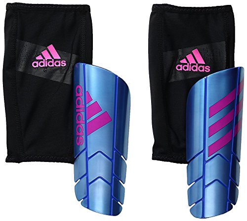 adidas Performance Ghost Pro Shin Guards, Blue/Shock Pink/Black, Small