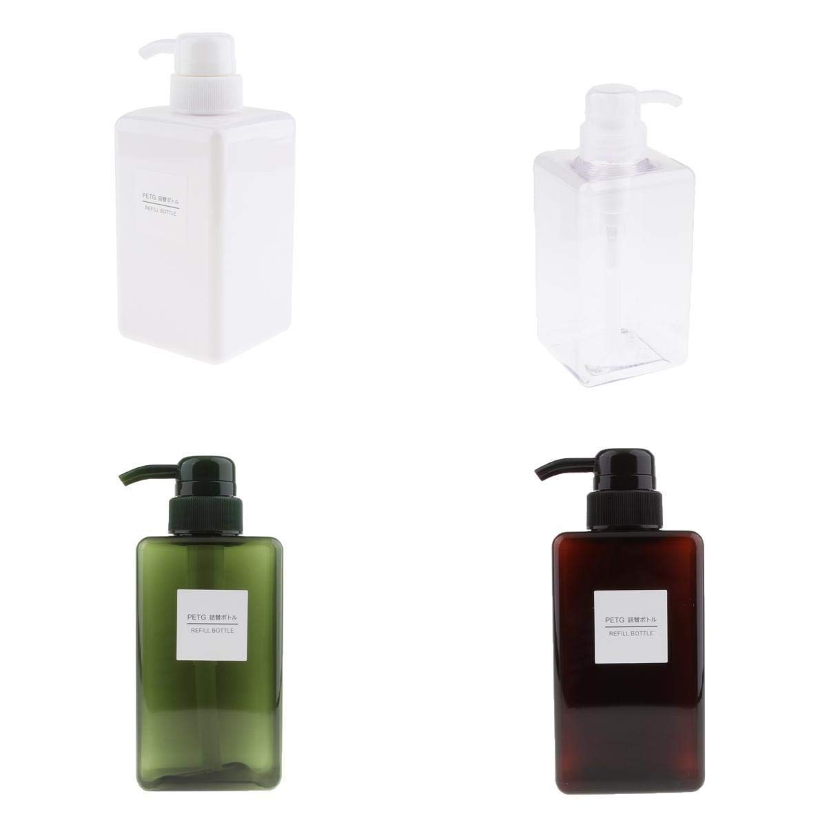 Bnf® 4pcs 450ml Foaming Soap Dispenser Cosmetic Containers Pump Bottles |Home & Garden | Bath | Soap Dishes & Dispensers-image-25