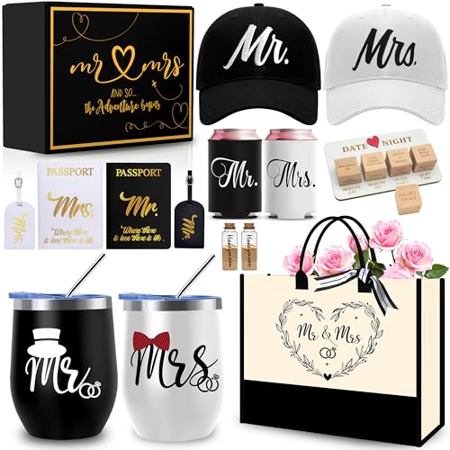 Wedding Gifts for Couple 2026, Personalized Mr & Mrs Gifts