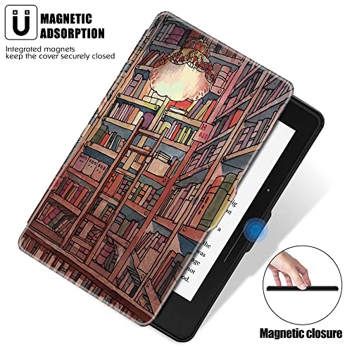 Bozhuorui Slim Case For Kindle Voyage Ereader - Lightweight Premium Pu Leather Cover With Auto Sleep/Wake thumb #4