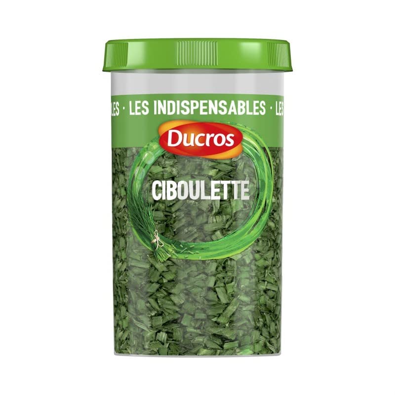 DUCROS - Ciboulette séchée en boite - 11g - Idéal pour parfumer vos plats - Epicerie salée - Lot De 4
