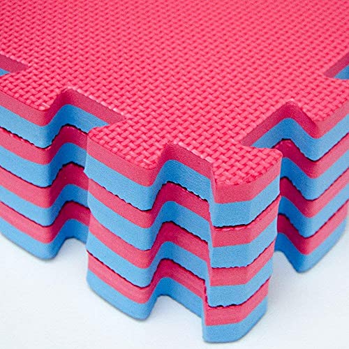 Foto von eyepower 1.6qm Profi Kampfsportmatte Dicke 2cm - 4 Judo Matten für Zuhause 63x63cm - Tatami Matte Home Gym Matte Sportmatte Puzzle Sport Schutzmatten Set Bodenschutzmatte Fitness Homegym Bodenmatten