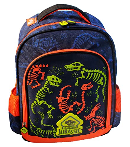 Mochila Bolsa Reforçada Escolar Infantil Menino Dinossauro Costas