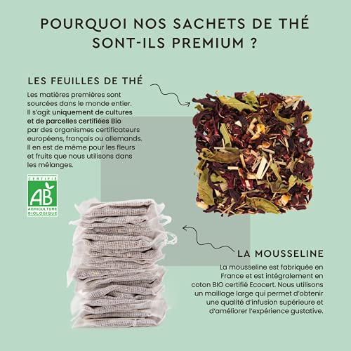 Le Beau Thé Infusion - Tè - Sacchetto refrigerante - Made in France - Sur-Bonne - (15 infusette) - immagine 6