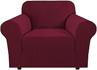 Vista 83 de H.Versailtex - Fundas elásticas para sofás/sillones, fundas para sofás de sala de estar, cubierta para sofá de 3 cojines, con tela jacquard gruesa a