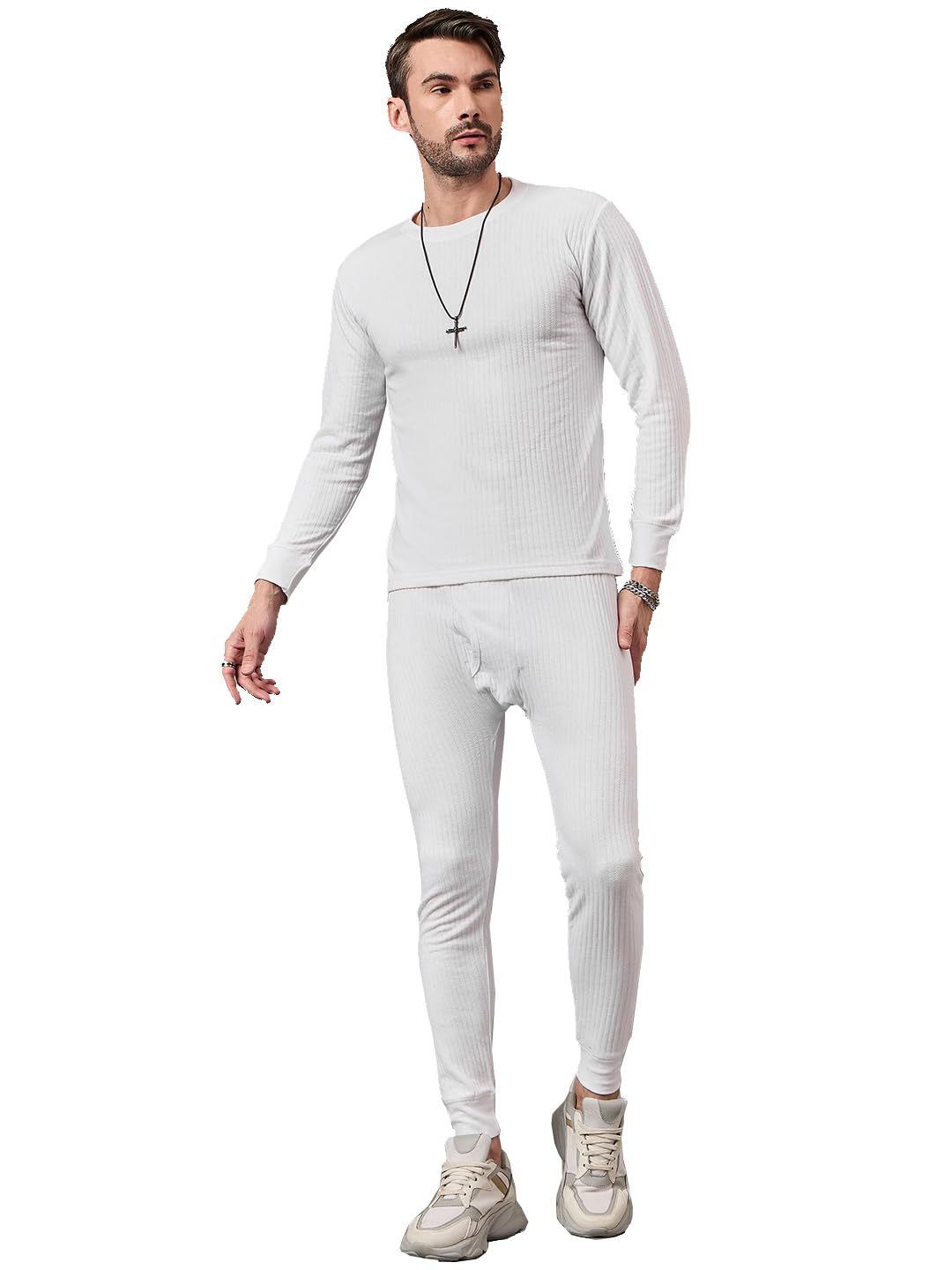 bronation Men's Soft Touch Thermal Set-THSOFTWHITE-picture-14
