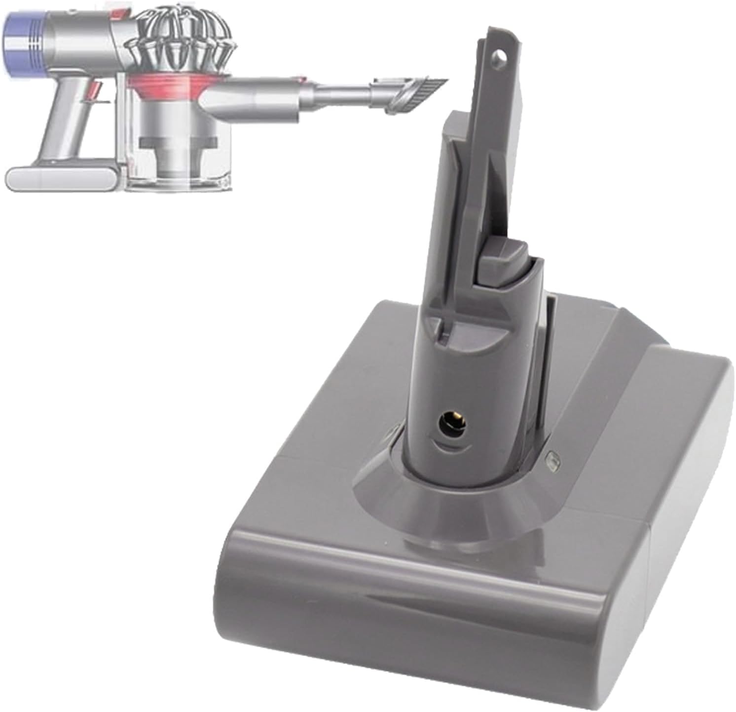 Lithium Battery 21.6V Rechargeable Battery 3500mAh 4000mAh 3000mAh Li-ion Batteries 21.6V Vacuum Cleaner Batteries for V7 Series Sweeper for 25W - 105W Motors,21.6v2200mah 1pack