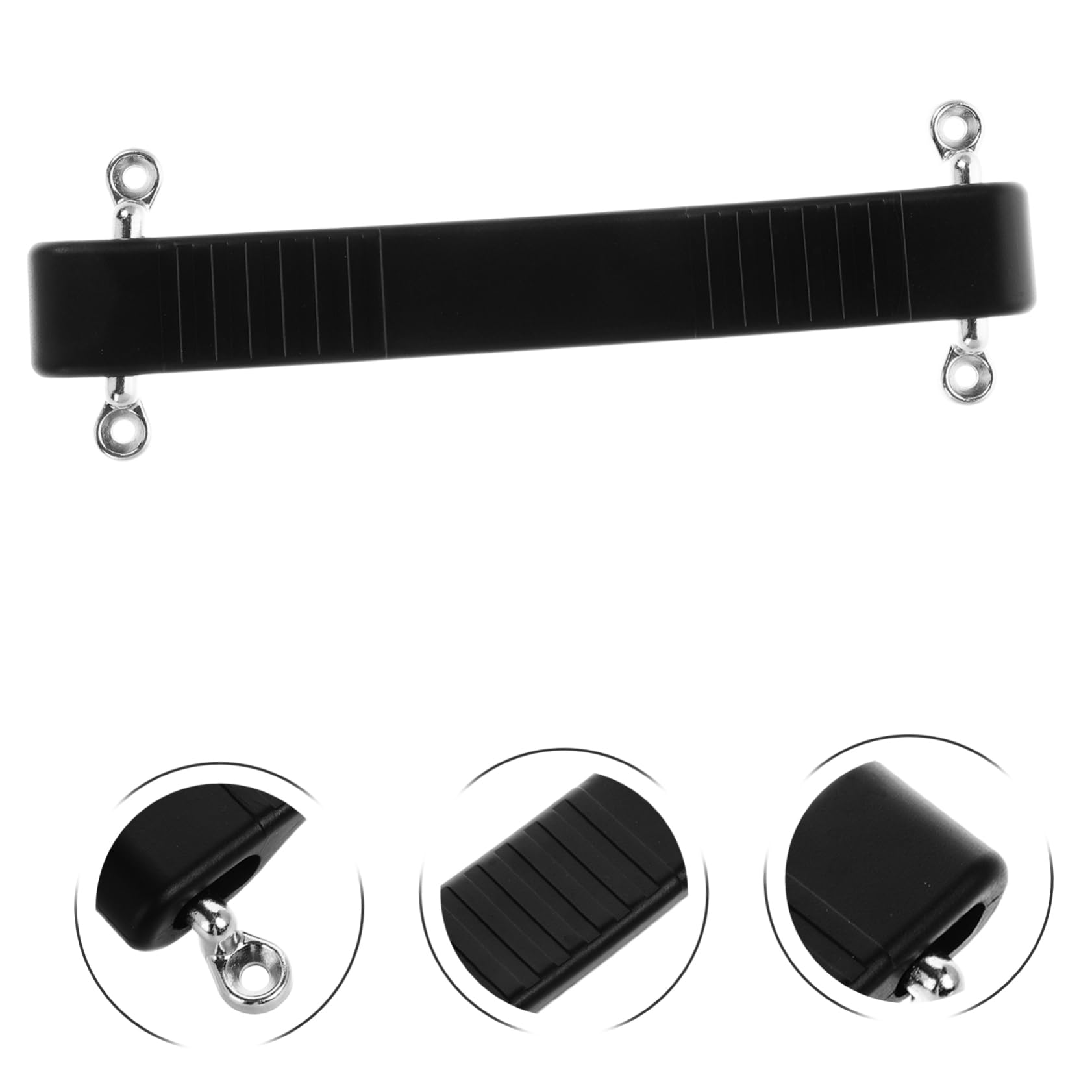Angoily Poignée De Sangle D’amplificateur en Caoutchouc pour Haut-Parleur, Accessoire Léger Et Robuste, Usage Extérieur, Compatible Guitare Et Enceinte, Couleur Noire, Taille Moyenne
